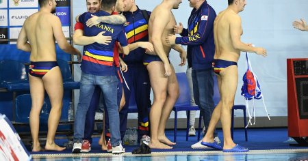 Polo masculin: Romania a obtinut a doua sa victorie la Campionatul European, 13-5 cu Slovenia