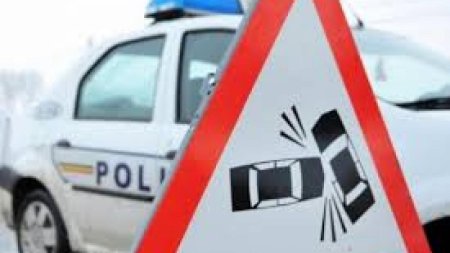 Accident cu cinci masini pe A3, la intrarea in Bucuresti. Traficul este restrictionat