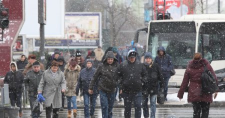 Vreme capricioasa la inceput de martie. Caldura neobisnuita din februarie, inlocuita de ninsori si temperaturi negative