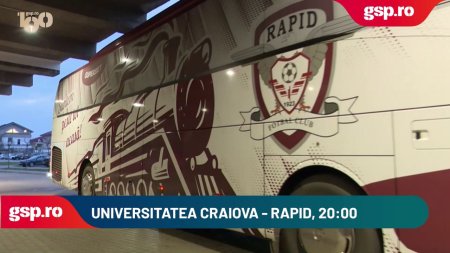 Universitatea Craiova - Rapid » Cele doua formatii au ajuns pe Oblemenco