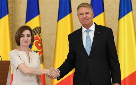 Klaus Iohannis o va primi, marti, pe Maia Sandu la Palatul Cotroceni