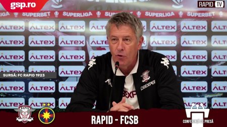 Cristiano Bergodi, declaratii inainte de Rapid - FCSB: Si un egal e un rezultat pozitiv pentru noi