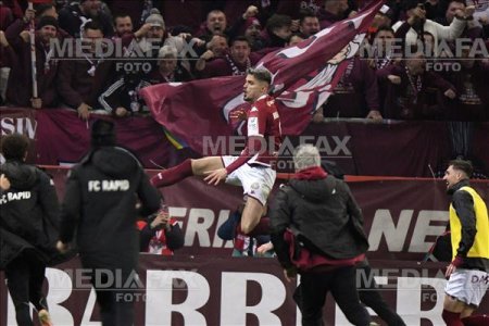 Derby in Superliga: Rapid - FCSB 4-0. Giulestenii au facut spectacol pe Arena Nationala. Liderul, dezintegrat