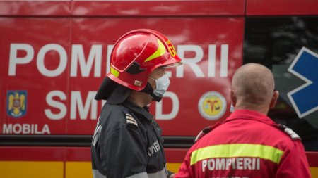 Incendiu intr-o hala a Aeroportului Craiova