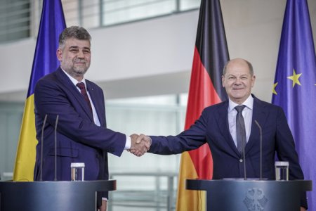 Vizita lui Olaf Scholz in Romania. Ciolacu: Romania mizeaza pe sustinerea Germaniei pentru Schengen