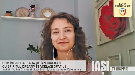 Iasi te inspira! Un proiect ZF/BT. Sorina Cristea a lasat zece ani de IT pentru un spatiu-experienta in Iasi, care imbina cafeaua de specialitate cu atelierele de creatie