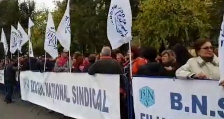 Blocul National Sindical, protest in fata Guvernului, pe 13 mai. Sunt invitati toti romanii care nu mai suporta fiscalitatea ridicata