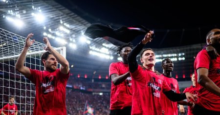 Leverkusen, serie fabuloasa de meciuri fara infrangere. Record absolut, dupa ce a scapat ca prin <span style='background:#EDF514'>URECHI</span>le acului