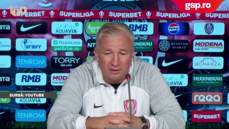 Conferinta de presa » Dan Petrescu prefateaza meciul cu noua campioana, FCSB: Au meritat titlul, n-am fost aici, nu stiu prea multe