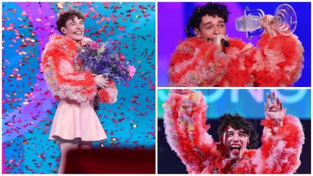 Elvetia este castigatoarea Eurovision 2024! Nemo a spart trofeul pe scena | VIDEO