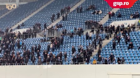 FCU Craiova - Hermannstadt. Galeria oltenilor isi abandoneaza echipa inainte de fluierul final