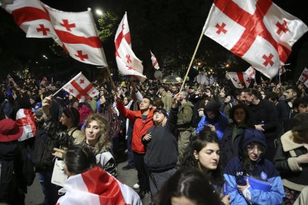 Noi proteste la Tbilisi, contra legii 