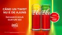 De ce sa te multumesti cu o singura optiune preferata? Coca-Cola a lansat doua noi variante racoritoare: Coca-Cola cu gust de <span style='background:#EDF514'>LAMAIE</span> si Coca-Cola cu gust de <span style='background:#EDF514'>LAMAIE</span> Verde