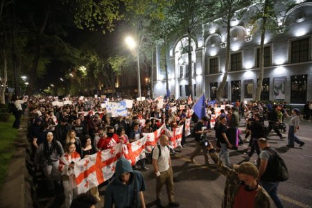 Noi proteste in Georgia dupa ce Parlamentul a aprobat o lege care ar favoriza interesele Rusiei