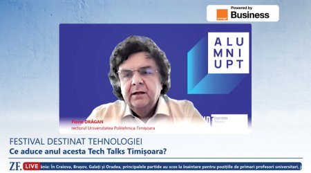 ZF Live. Florin Dragan, rector, Universitatea Politehnica Timisoara: Regasim partea de inteligenta artificiala in unele proiecte ale studentilor nostri. Noi incercam sa ii invatam pe studenti sa aiba o abordare critica legat de rezultatele AI