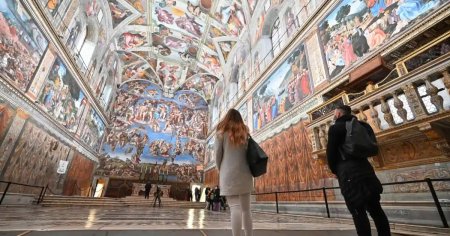 Michelangelo a pictat Judecata de Apoi si pe panza. Unde a fost pastrata lucrarea