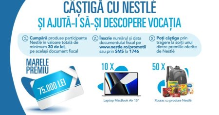 Tu ce vrei sa te faci cand vei fi mare? Nestlé ajuta mii de adolescenti sa afle raspunsul la aceasta intrebare