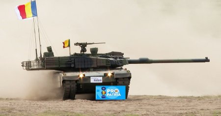 Tancul K-2 Black Panther a ajuns in Romania. Este supus testelor intr-un poligon din Galati FOTO