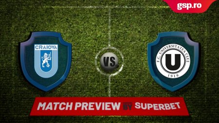 Match Preview Universitatea Craiova - U Cluj » Barajul pentru Conference League