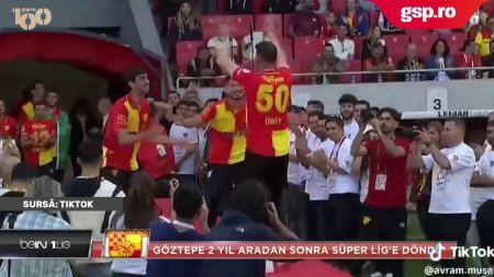 Goztepe a promovat in prima liga turca si a sarbatorit pe 