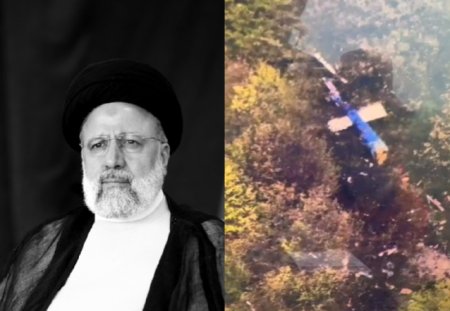 BREAKING: Nu au fost gasiti supravietuitori la locul prabusirii elicopterului care il transporta pe presedintele iranian Ebrahim Raisi. Oficial iranian: Elicopterul a ars complet in urma prabusirii. Presedintele si ministrul de Externe au murit