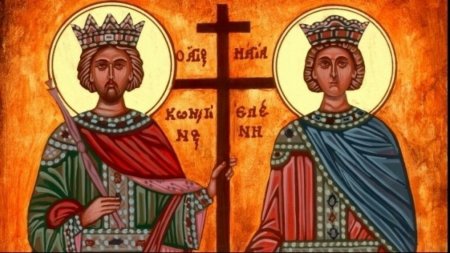 Sfintii Constantin si Elena, sarbatoriti pe 21 mai. De ce e bine sa ai bujori in casa astazi