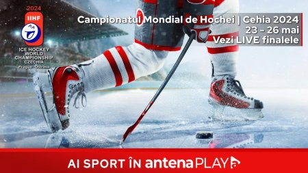 Fazele finale ale Campionatului Mondial de Hochei sunt live in AntenaPLa