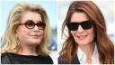 Catherine Deneuve a aparut pe covorul rosu de la Cannes alaturi de fiica ei. Cele doua au atras toate privirile | FOTO