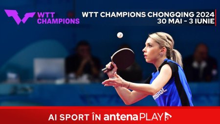Turneul de tenis de masa WTT Champions Chongqing e live in AntenaPLa. Bernadette Szocs si <span style='background:#EDF514'>ELIZA SAMARA</span>, pe tabloul principal