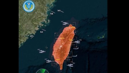 China a inconjurat Taiwanul cu nave si avioane militare, pentru a-si testa capacitatea de a prelua puterea