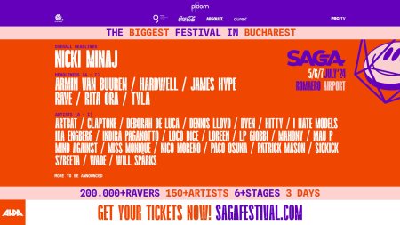 Hardwell si Rita Ora vin la SAGA Festival