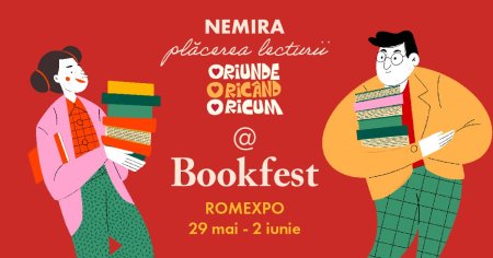 Nemira, NEZUMI si NEMI vin la Bookfest cu noutati, oferte speciale si titlurile perfecte de vacanta