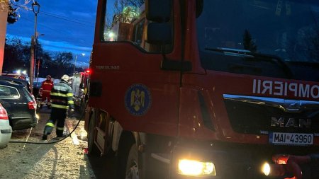 Sapte copii si doua cadre didactice, evacuati din cauza fumului dintr-o gradinita din Sighisoara