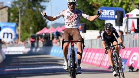 Vendrame obtine victoria in etapa 19 din Giro cu o cursa solitara. Pogacar ramane lider