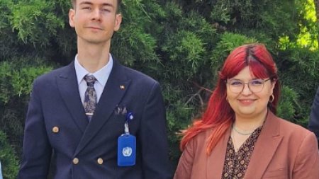 Patricia Alexandra Nae si Alexian-Arthur Stark, noii delegati de tineret ai Romaniei la Natiunile Unite in perioada 2024-2025