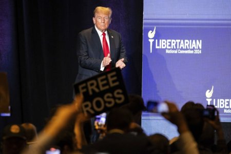 Donald Trump, huiduit la Conventia libertarienilor. Fara dictatori aspiranti!. Cum a incercat sa linisteasca multimea | VIDEO