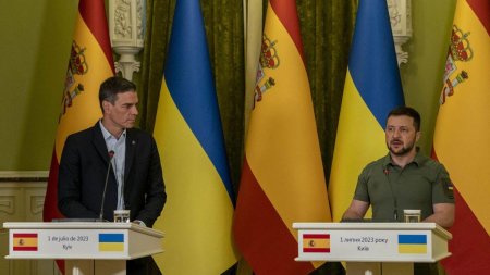 Zelenski se intalneste la Madrid cu premierul Pedro Sanchez si Regele Felipe al VI-lea al Spaniei