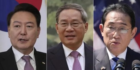 Premierul chinez saluta „un nou inceput” in relatiile cu Japonia si Coreea de Sud, tari aliate cu SUA, la prima lor trilaterala din ultimii patru ani