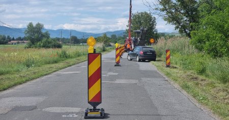 Drumul spre cetatile dacice a intrat in santier. Traverseaza valea regilor daci de la Sarmizegetusa VIDEO