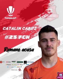 Portarul Catalin Cabuz, transferat definitiv de la CFR Cluj la FC Hermannstadt