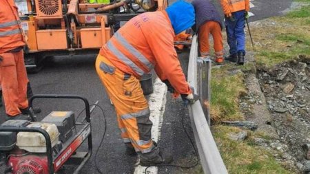 Ultimele pregatiri pentru deschiderea Transfagarasanului. Mult a fost, putin a ramas