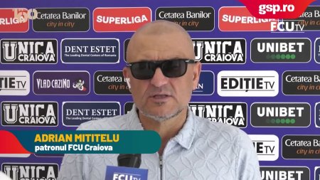 Adrian Mititelu: FCU va continua! Va fi si mai mare ardoarea sa continuam activitatea.