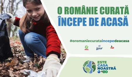 (P) Campania O Romanie Curata Incepe de Acasa: Peste 500 voluntari au colectat 22 tone de deseuri si au plantat 2500 de puieti