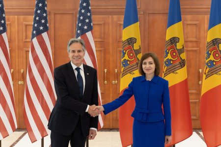 Antony Blinken, la Chisinau. Seful diplomatiei americane anunta investitii in securitatea energetica a Rep. Moldova si in contracararea amestecului rusesc