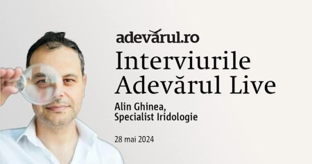 Irisul stie totul despre tine. Cum  sa iti descoperi bolile ascunse, explica Alin Ghinea, Specialist in Iridologie