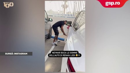 Neymar i-a taiat cauciucurile masinii lui Renan Lodi, colegul lui de la Al Hilal