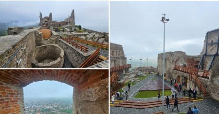 Cum arata Cetatea medievala Deva, reabilitata complet. Fortareata a fost redeschisa turistilor VIDEO