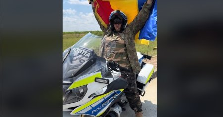 Diana Sosoaca s-a filmat pe o motocicleta de Politie. Ancheta in Ministerul de Interne VIDEO