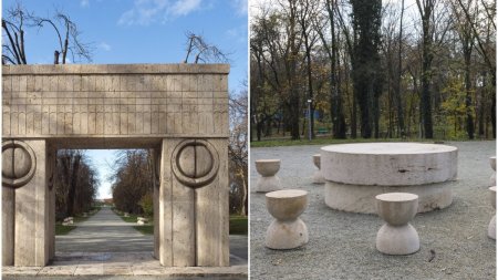 <span style='background:#EDF514'>ANSAMBLUL</span> lui Brancusi de la Targu Jiu, inclus in Patrimoniul Mondial al UNESCO | Anuntul primarului Marcel Romanescu