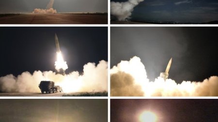 Coreea de Nord a tras 18 rachete ca o <span style='background:#EDF514'>DEMONSTRATIE</span> impotriva regimului de gangsteri din Coreea de Sud